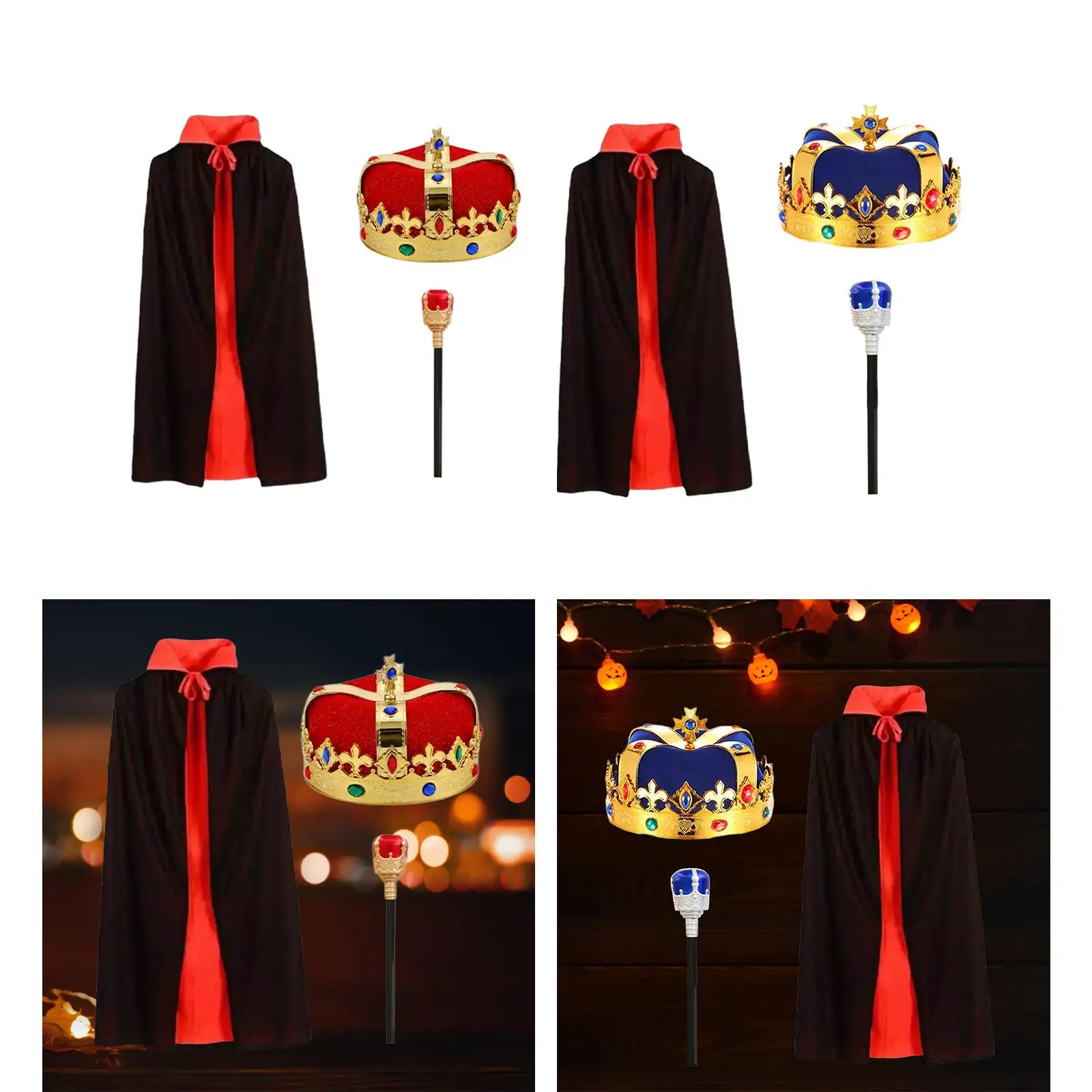 King Costume for Kids Fancy Costume Accessories for Role Play Prom Halloween