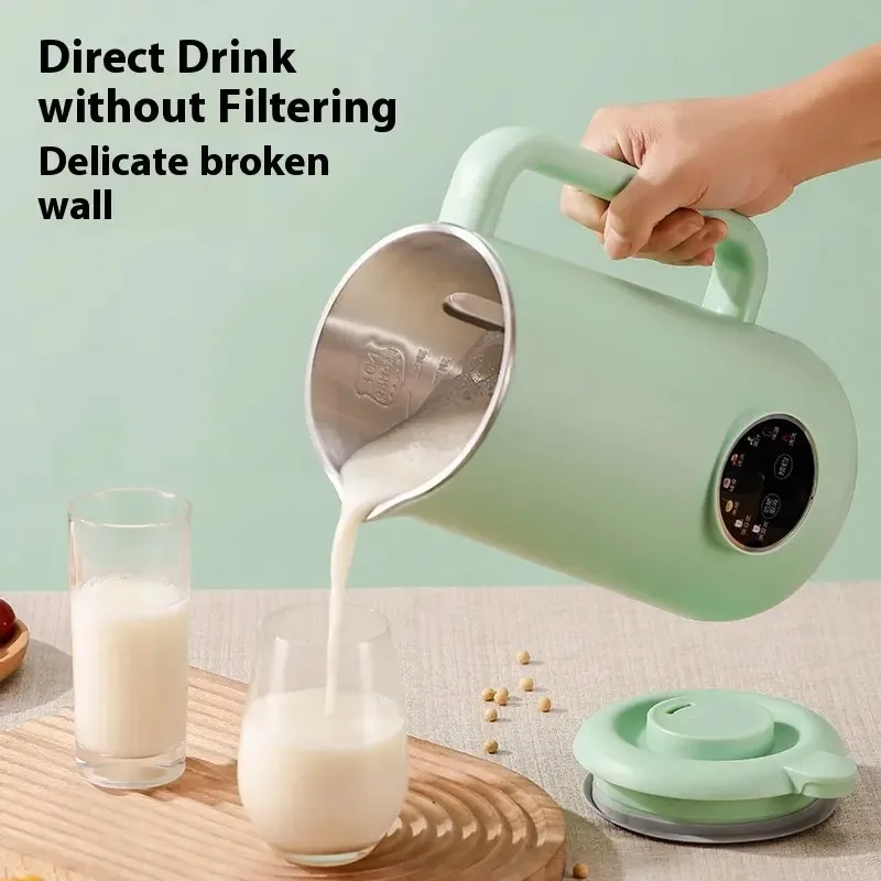 mini-soy-milk-maker-multifunctional-no-filter-wall-breaking-blender-fully-automatic-household-stainless-steel-container-touch