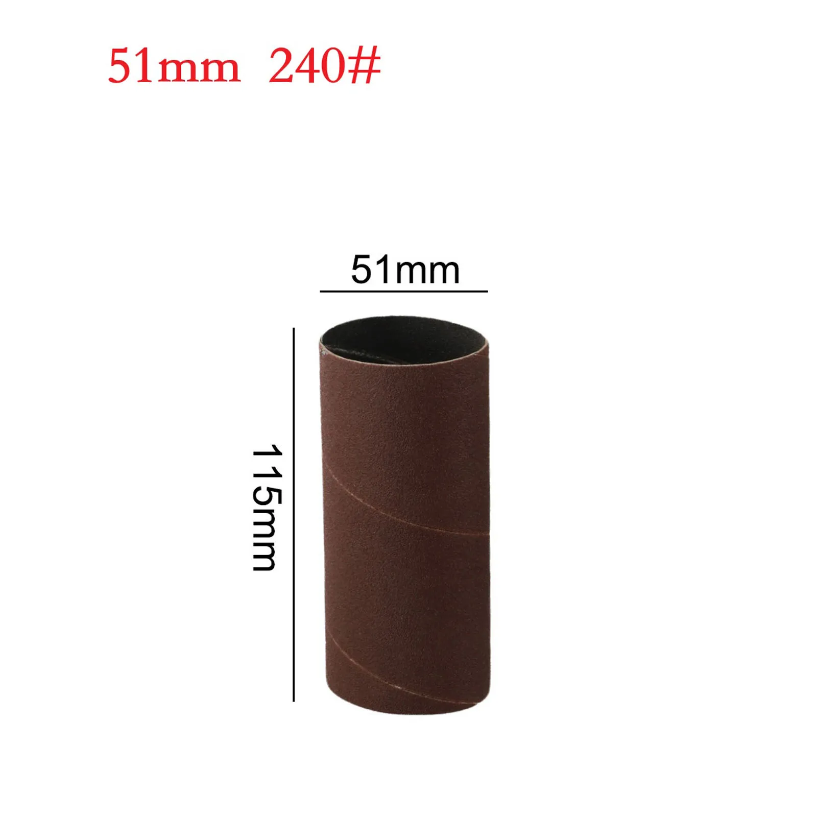 38/51/76mm Spindle Sanding Drum Sleeves Sanding Paper For Metal Woodworking Polishing Tool For Sander 80/150/240 Grit