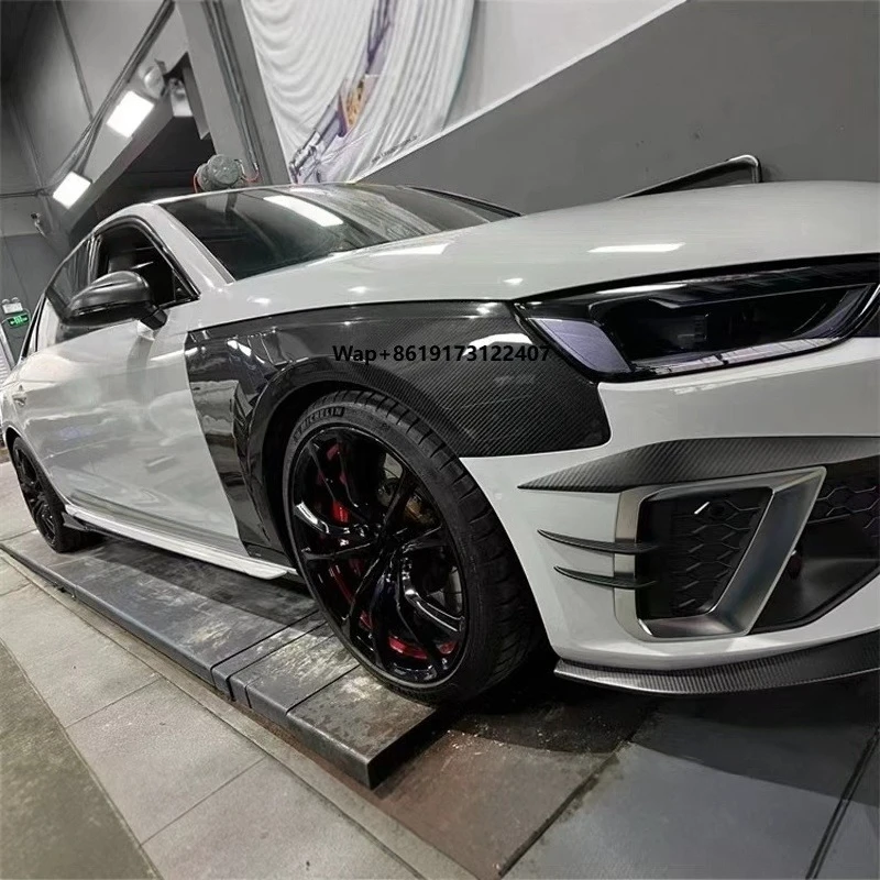 

High Quality Dry Carbon Fiber Side Fender for A4 S4 B9 B9.5 Dry Carbon Fiber Fender Perfect Fitment