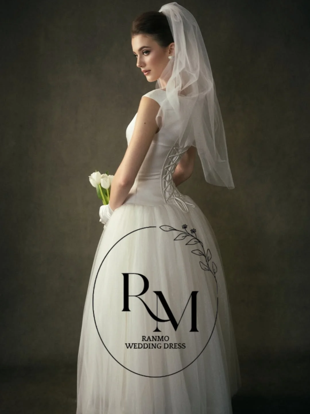 Ranmo Elegant Satin Wedding Dresses 2026 Scoop Neck Sleeveless Bridal Midi Dress A-Line Lace Up Simple Robe Mariée Customised