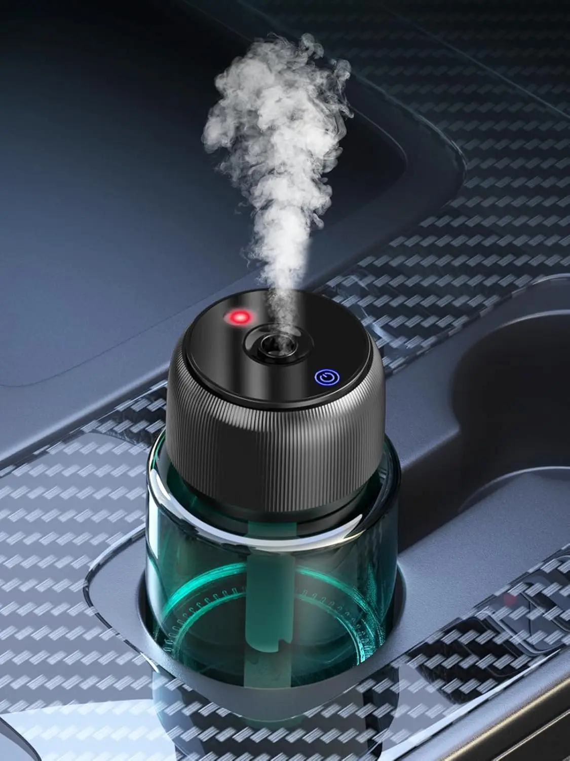 Smart Car Air Freshener Diffuser  Lasts 9–12 Months, Auto On/Off, Built-in Battery, Starry Sky Light