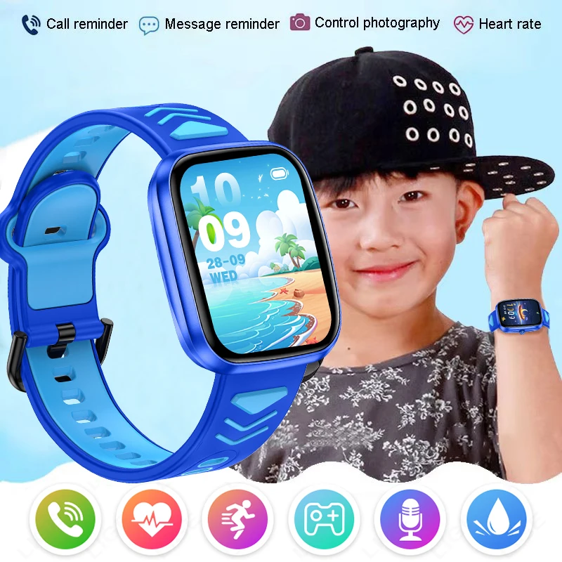 

Kids Game Smart Watch Child with Puzzle Games Full Touch Screen Pedometer AlarmClock Calculator Kids Watches Gift for Boys Girls