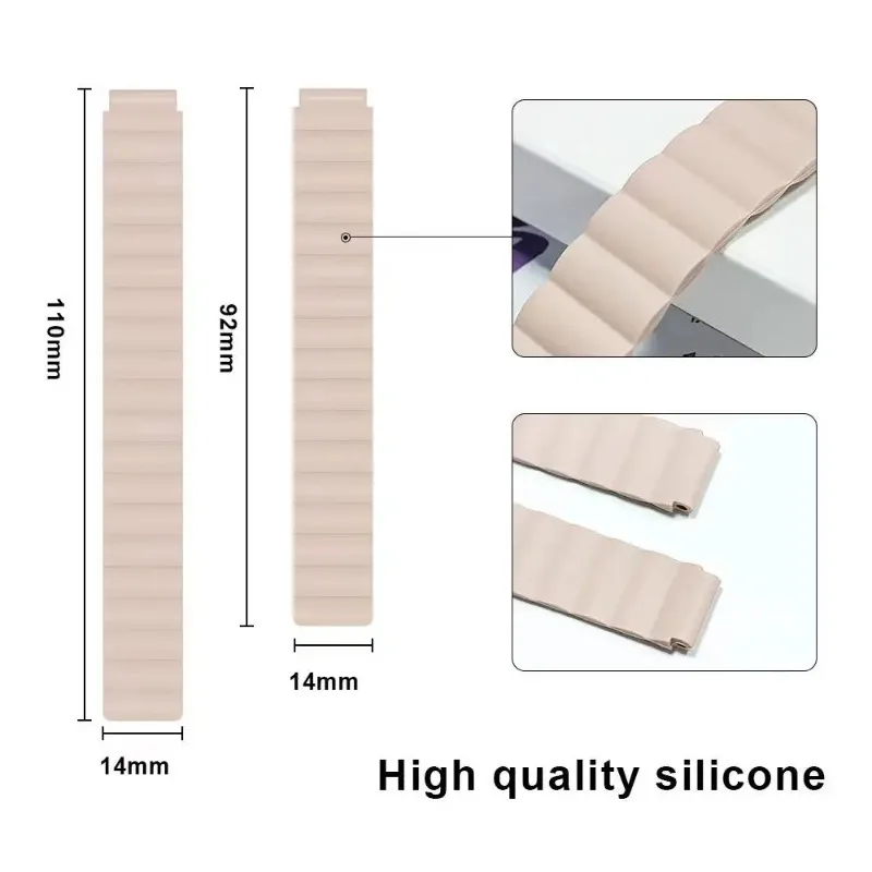 Silicone Straps For Xiaomi Mi Band 7 6 5 Magnetic soft Bracelet Wristbands For Mi Band 7 6 Replacement belt mi band 5 4 3 correa