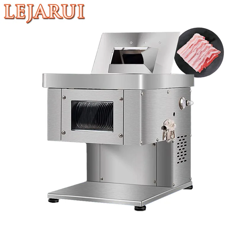 

Desktop Stainless Steel Meat Slicer 1100W Commercial Automatic Multi-Function Cutting Machine Electric High Power Slice Cutter