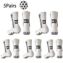 1/3/5 Pairs Men Football Socks Grip Anti Slip Soccer Socks Sports Men Women Baseball Rugby Socks Women's Yoga Socks