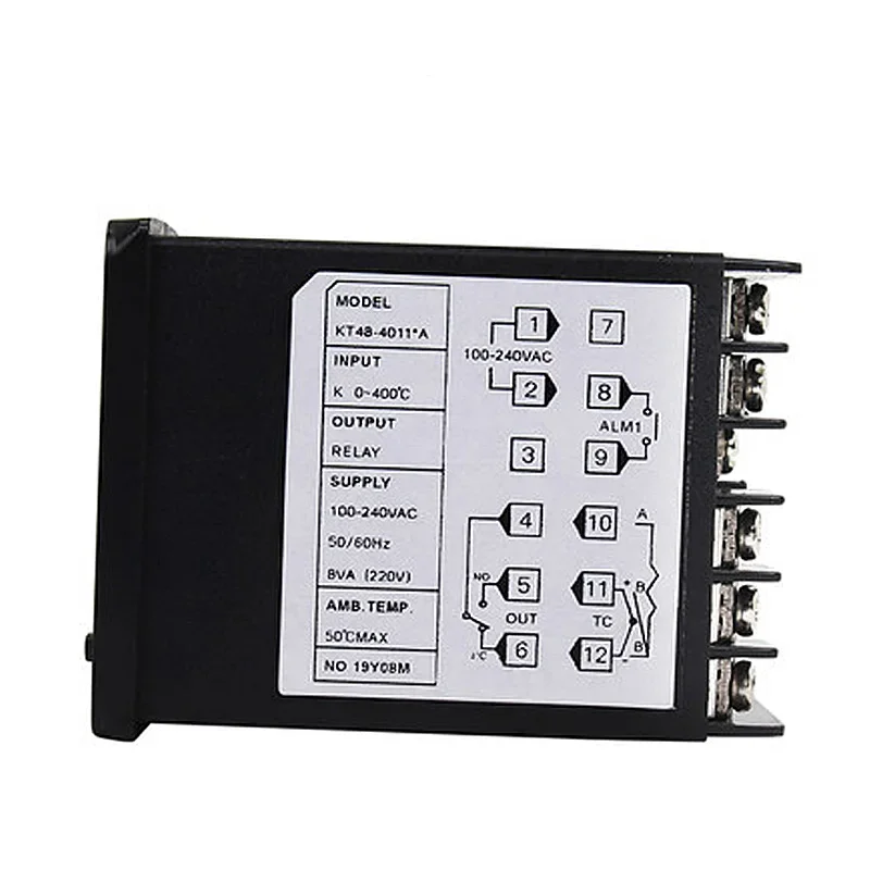 Pengukur kontrol suhu LCD, alat kontrol temperatur tampilan Digital Multi Input