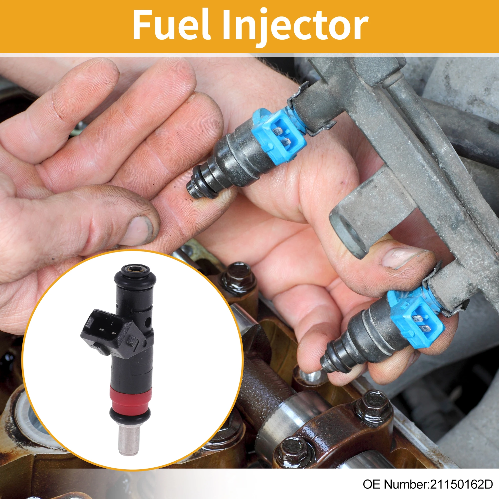 UXCELL 1 個 No.21150162D 燃料インジェクター メルセデス・ベンツ アクソール 2012 エンジン燃料ノズル用