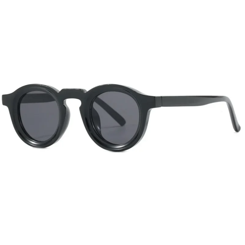 Round Sunglasses Women Men Punk Shades Retro Trending Sun Glasses Clear Lens Frame UV400 Female Vintage Oculus Gafas image 6