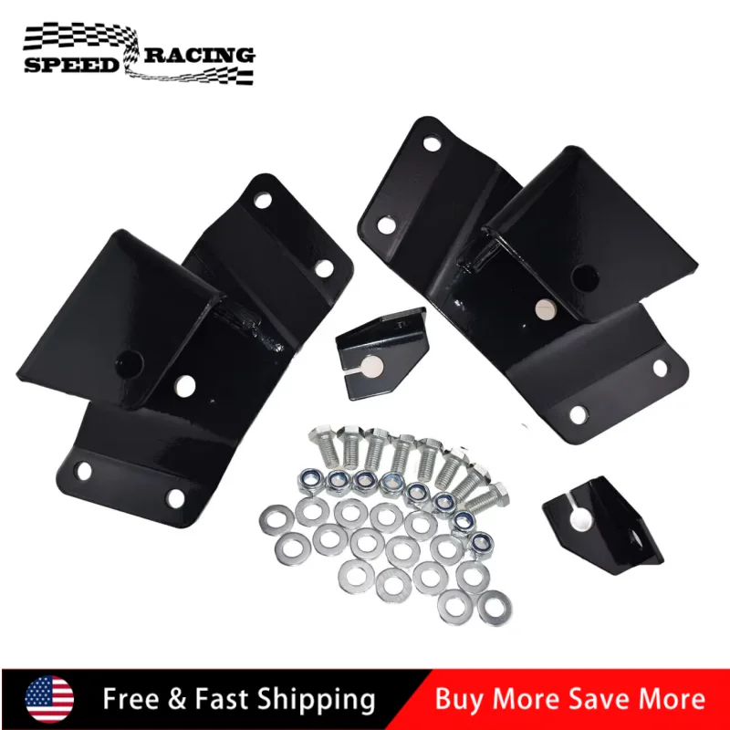 2 Inch Rear Axle Drop Hangers Lowering Kit For 1988-1998 Chevy Silverado GMC Sierra 1500 2WD 4WD Chevy C1500 K1500 Sierra 2WD