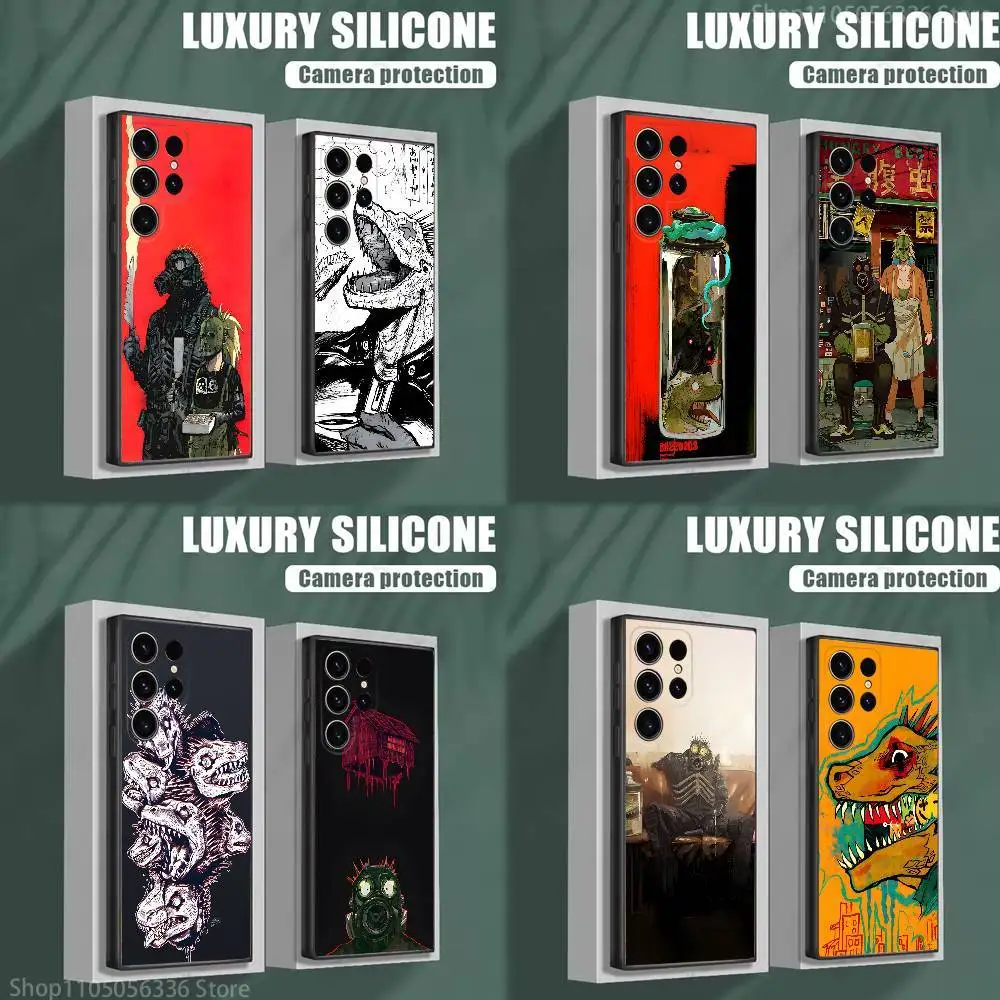 

Anime D-Dorohedoro Retro Phone Case For Samsung S25,S24,S23,S22,S21,S20,S10,Ultra,Plus,Lite,FE,Soft Silicone Black Cover