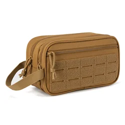 Tactical Toiletry Bag For Men Hygiene Bag Mens Shaving Kit Travel shower Makeup pouch cosmetic organizer bags Tool Molle Pouches