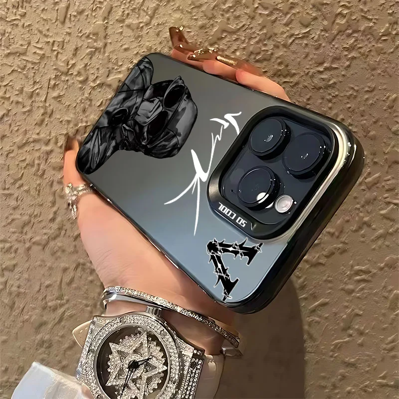 حافظة هاتف VRUNK عصرية رائعة لهاتف آيفون 16e 16 15 14 13 12 11 mini Pro Max X XR XSMAX 8 7 Plus غطاء خلفي غير لامع مضاد للسقوط #6