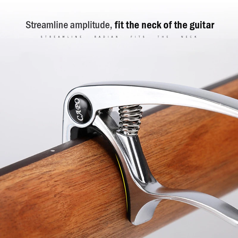 Guitar Capo Metal 1PCS Aluminum Alloy Guitar Tuner Clamp Professional Key Trigger Capo for Acoustic Electric Musical Instruments