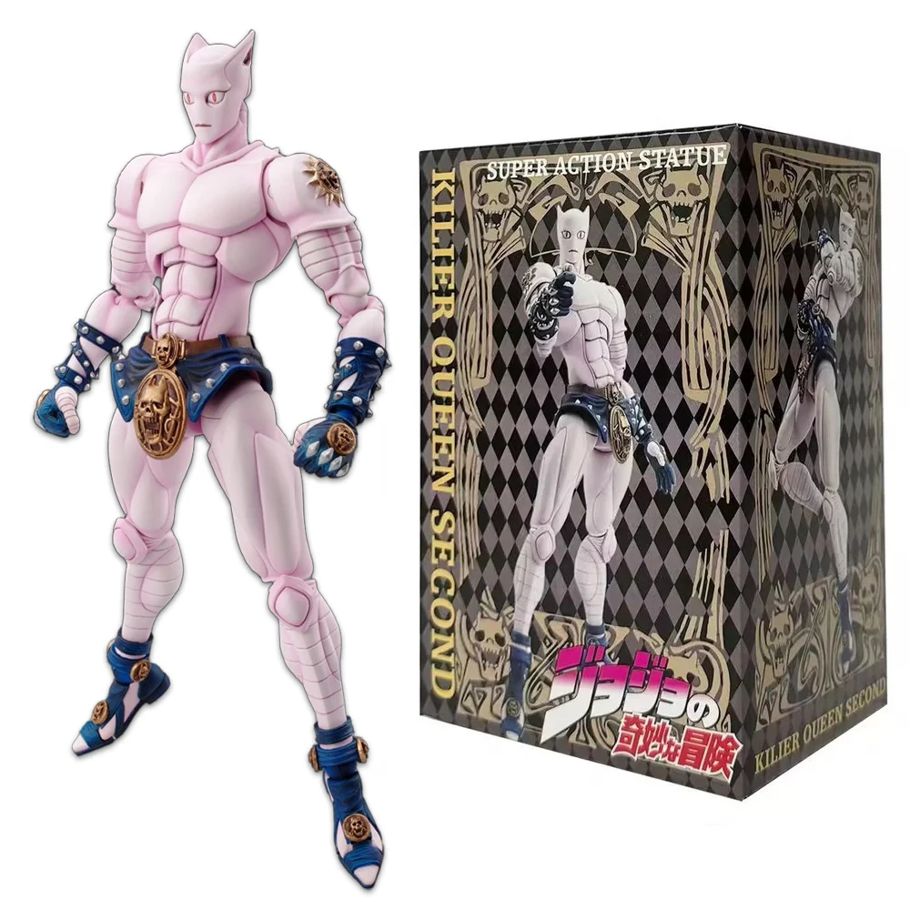 18CM Anime JoJo's Bizarre Adventure Figure Killer Queen Diamond wa Kudakenai Second Standing Model Toy Gift Aciton Figure