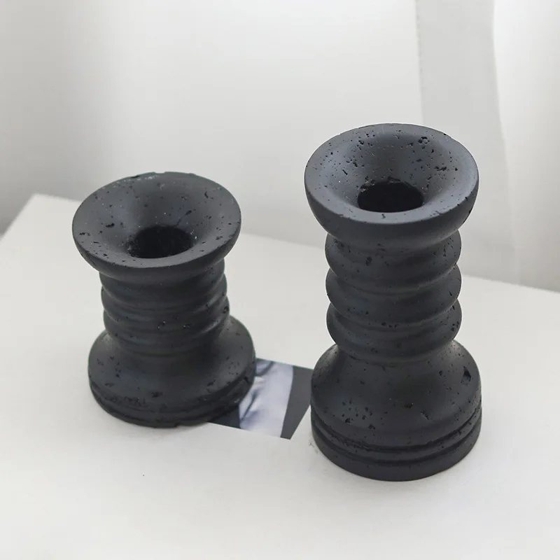 

Скандинавская креативная имитация травертина, бамбуковое кольцо, подсвечник, орнамент, ресторан, отель, модель комнаты, предметы интерьера, ваби Санси Win