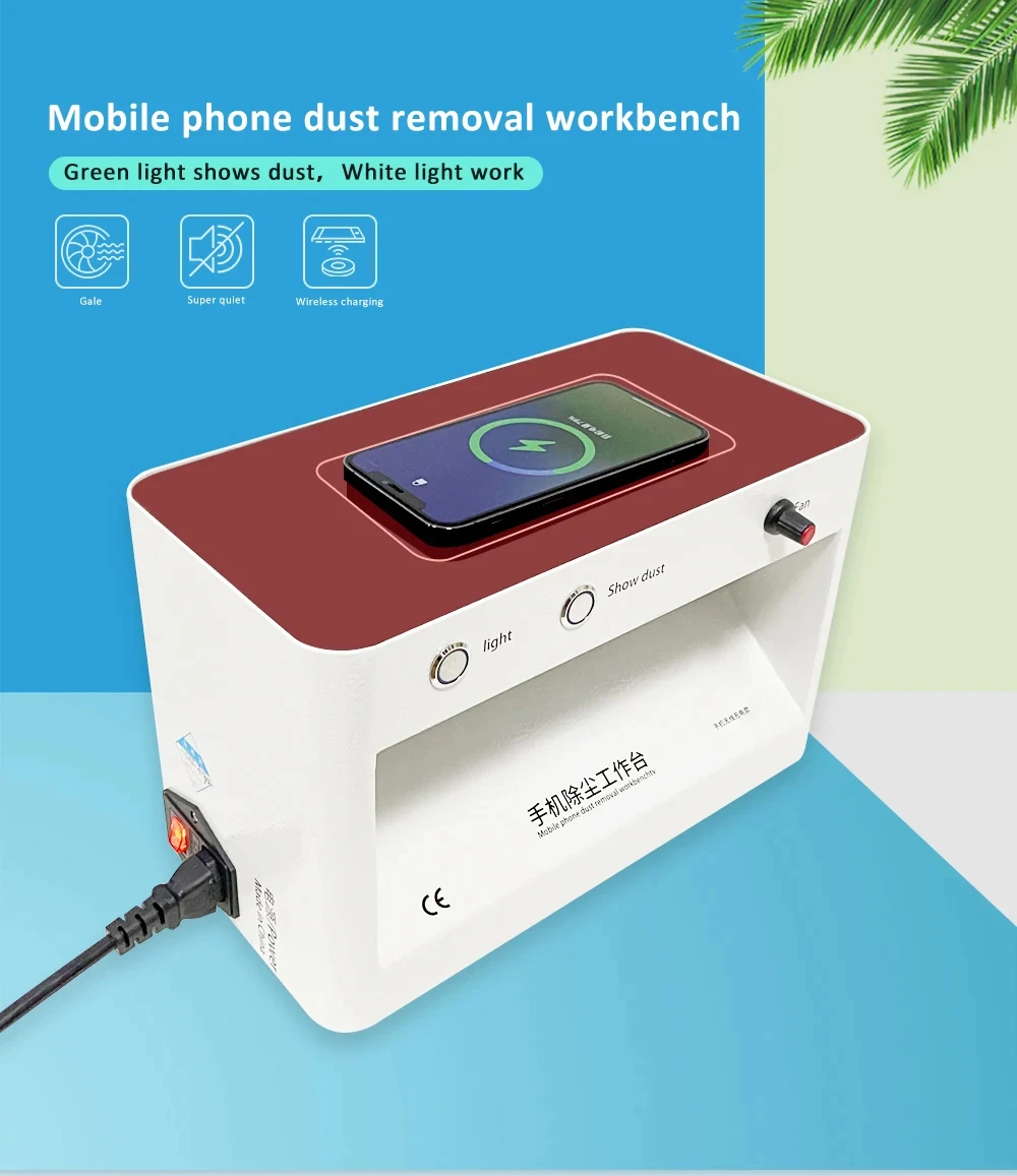 

TBK-705A Portable TBK-705 Desk Dust Free Cleaning Room Dust Removal Workbench for Lcd Repair