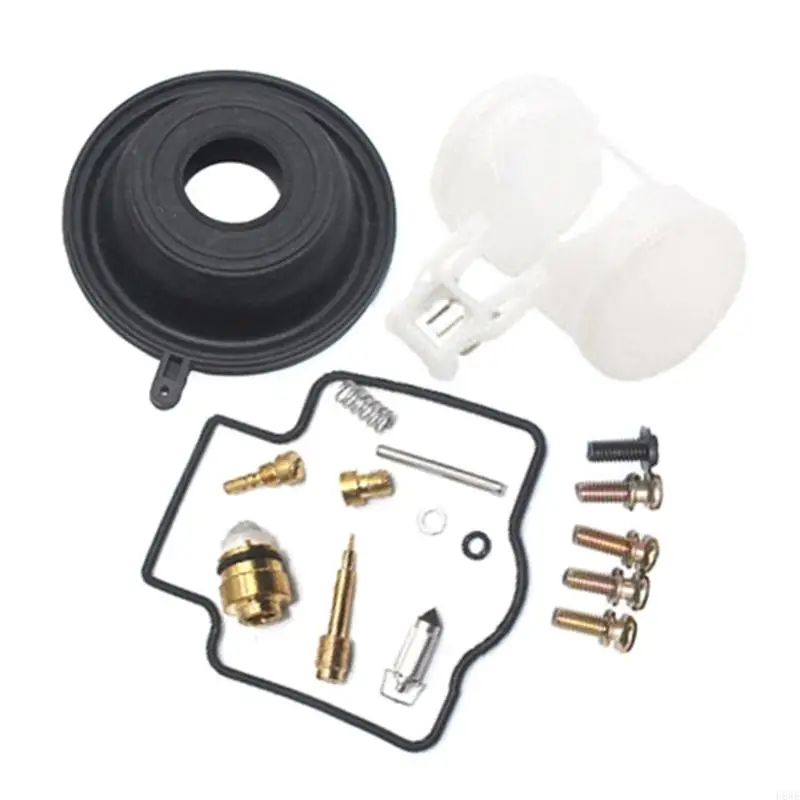 H8WE Motorbike Plunger Diaphragm Vacuum Reapir Set Carburetor Repair Quick Fix Compatible for Zxr250 Zxr400 Zzr400 Zx4