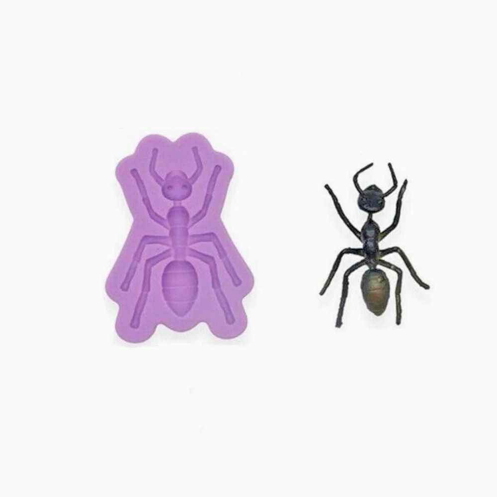 Ant Silicone Fondant Mould Bug Insect Icing Sugar Chocolate Paste Cake Topper Mold DIY Clay Resin Craft