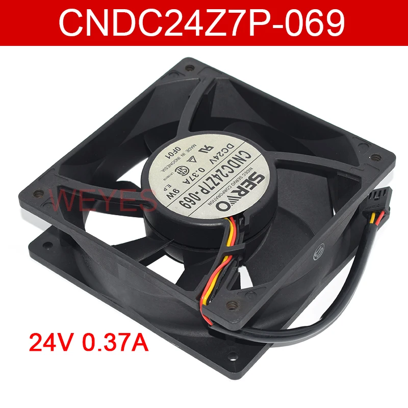 

Brand original for 12CM 12038 CNDC24Z7P-069 24V 0.37A 9W inverter fan