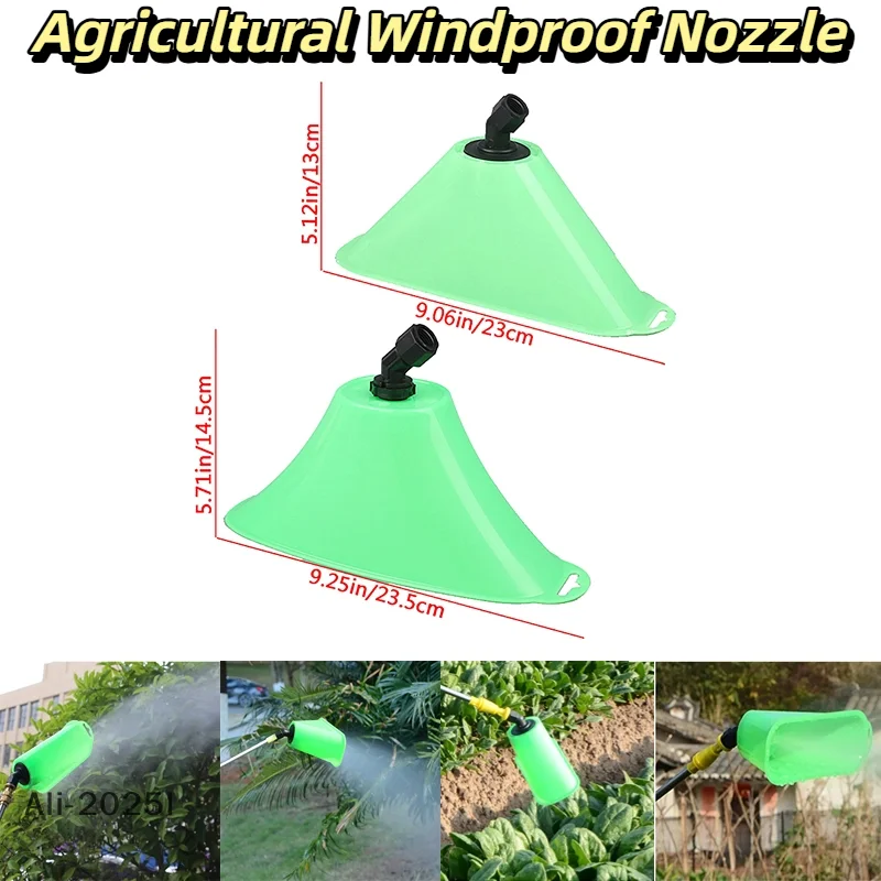 

Agricultural Sprayer Windproof Cover Horn Shape Sprayer Fan-type Spray Nozzle Wind Shield Garden Irrigation Supplies