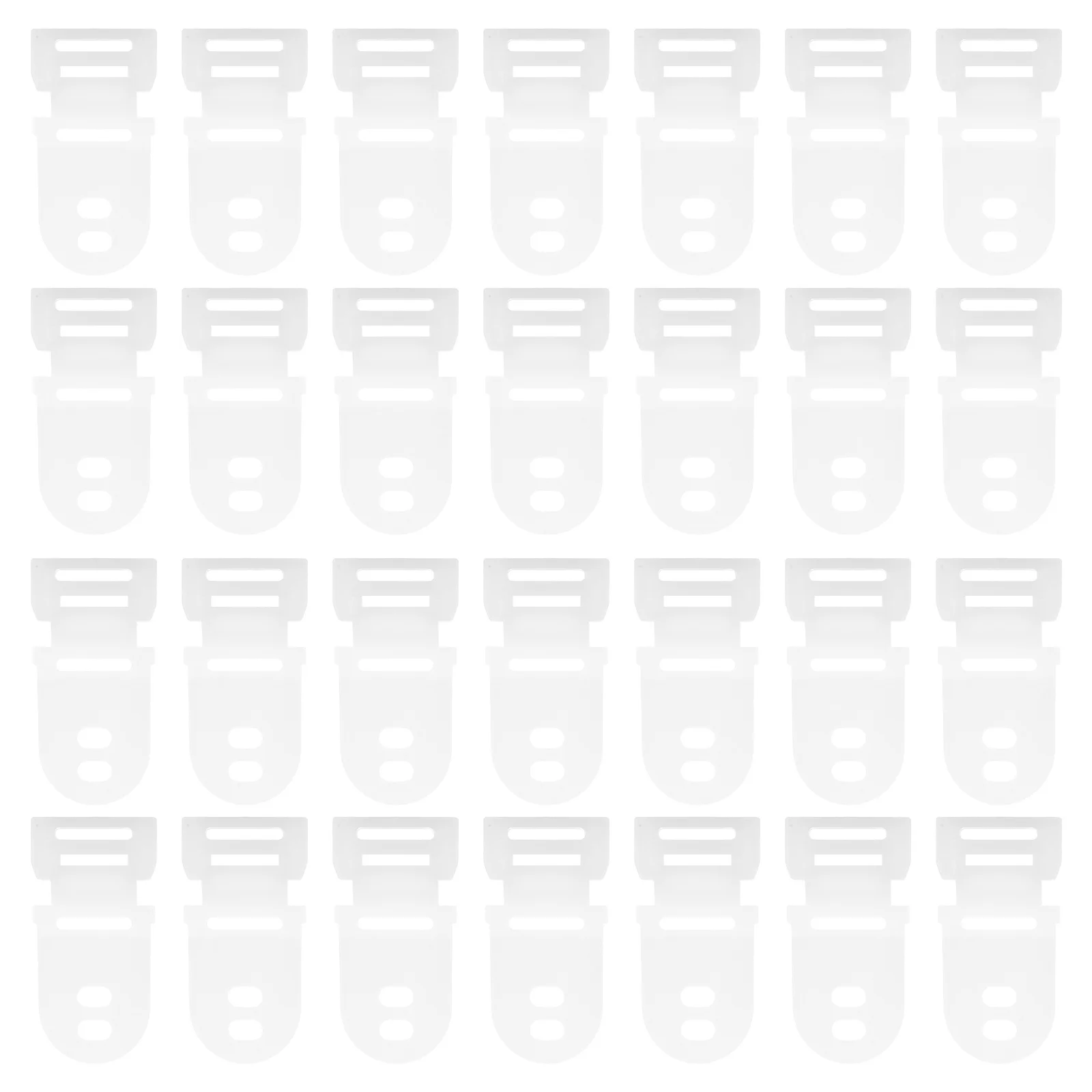 20 قطعة حزام القبعة الصلبة مشبك قوي البلاستيك حزام الذقن قفل السحابة استبدال قبعة السلامة مرفق الملحقات