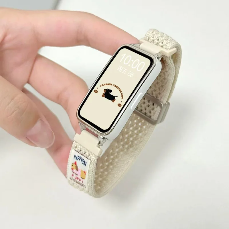 

Магнитный ремешок для Xiaomi Band 9 Pro, нейлоновый браслет Correa, ремешок для часов Redmi, спортивный ремень 5/4, браслет для умных часов