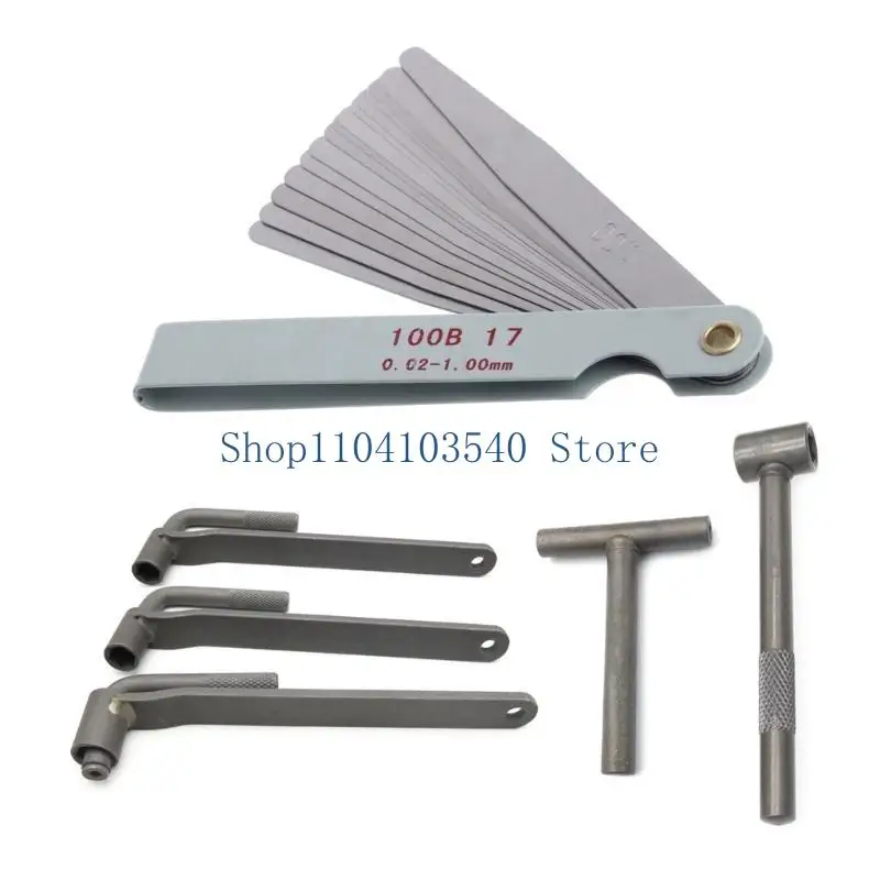 02dc Motorcycle Scooters Motor Válvulas Ajustando Chave Reparo Reparo Parafuso Praça Quadrado