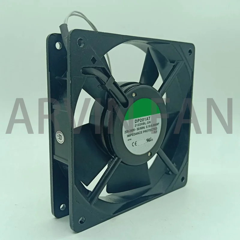 Ventilador de refrigeração AC 220V 120mm 12cm 12cm Ventilador 12025 DP201AT 2122HBL 220V Ventilador de resfriamento de gabineteB