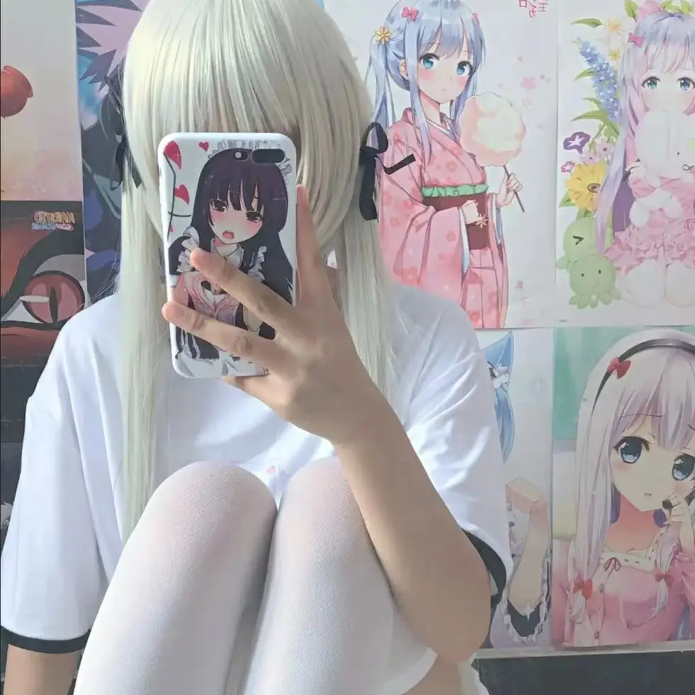 Japanese Korean Pixiv Anime Phone Case For iPhone 17 Air 16 E 15 14 13 12 11 Pro Max Plus X XS XR 7 8 Plus Anti Fall Y2K Cover