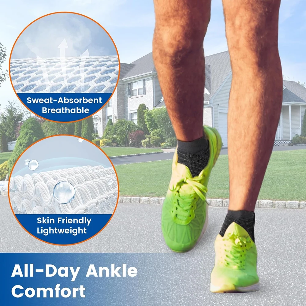 

1 шт., регулируемый бандаж на лодыжку для спортивной медицины для мужчин и женщин, стабилизатор лодыжки для поддержки компрессии и облегчения боли