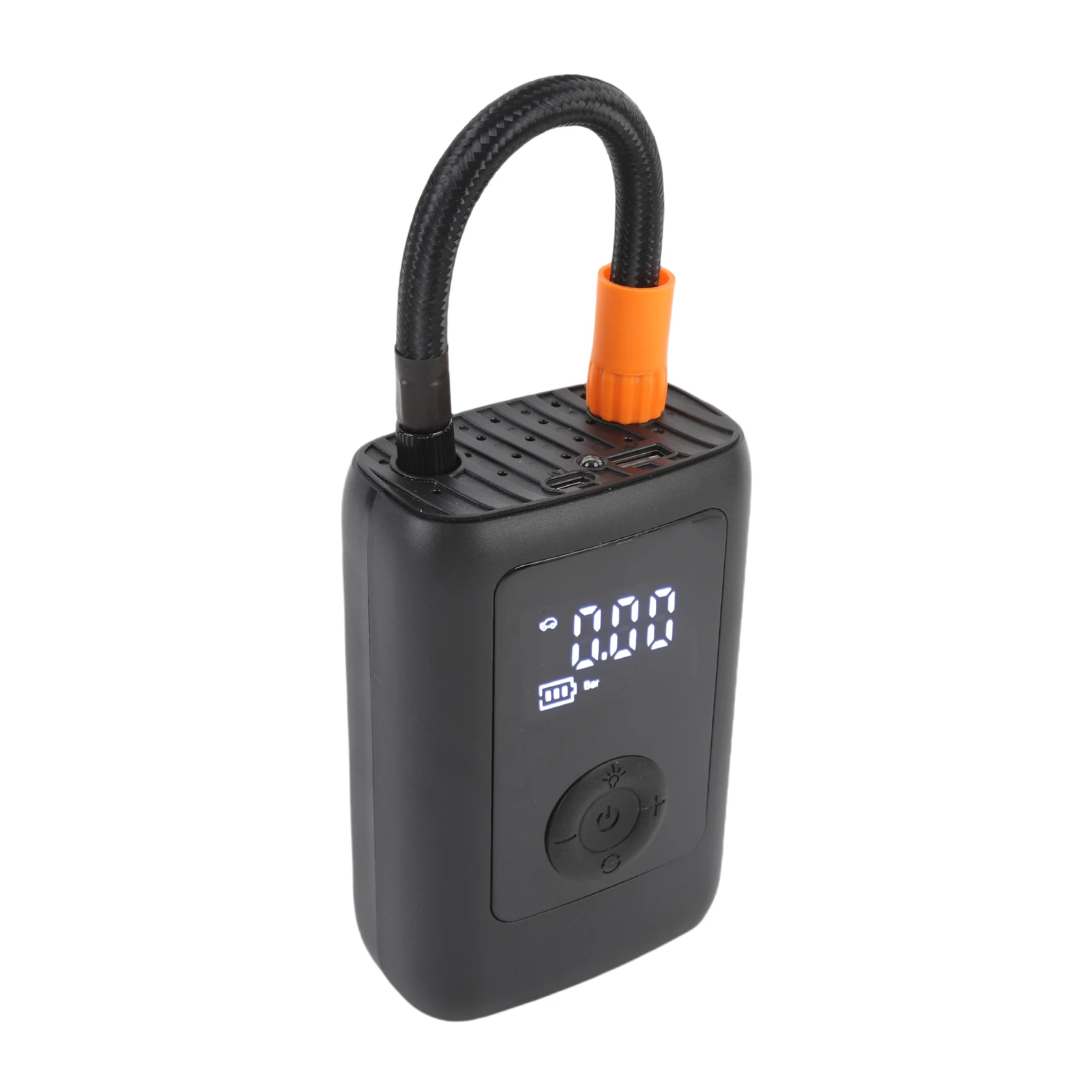 ضاغط هواء محمول، منفاخ إطارات قابل لإعادة الشحن بقدرة 4000 مللي أمبير في الساعة مع إيقاف تلقائي ومصباح يدوي LED، 153 رطل لكل بوصة مربعة للطوارئ اللاسلكي Ai #1