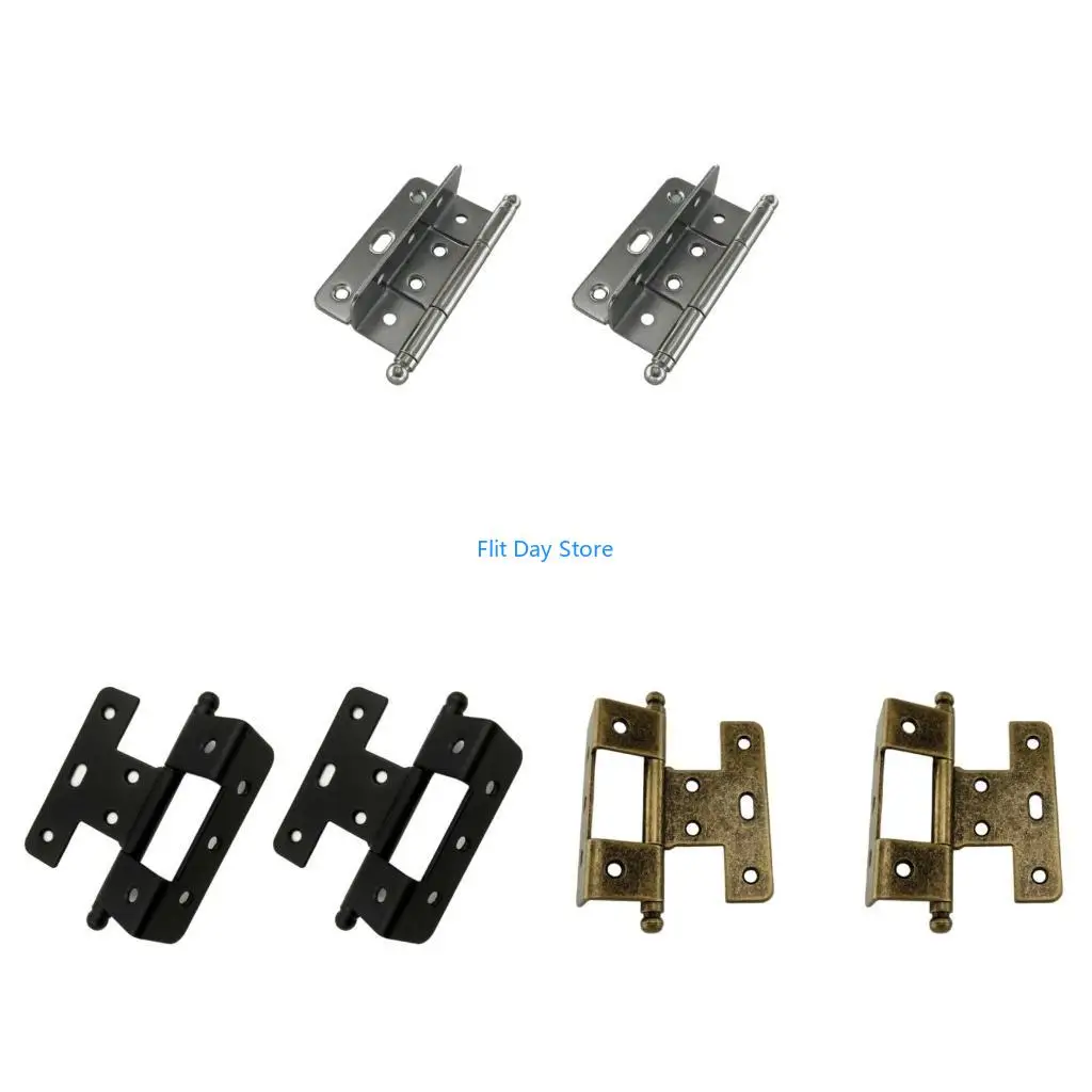 F92C Wooden Door Hinges Furniture Fittings Kitchen Cabinet Door Hinges For Cupboard Wardrobe Bookcase Closet Cabinet
