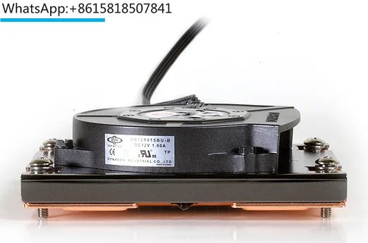 1U2011 2066 Rectangle CPUitx Violent Fan Ultra-thin Temperature Plate Server Radiator R25