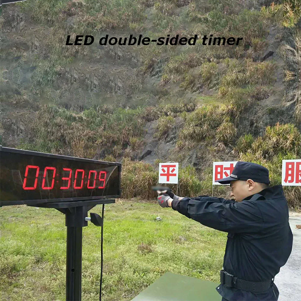Electronic Timer Basketball Tournament Reminder Exam Charging Rock Climbing Marathon Double-sided Handclap Voice