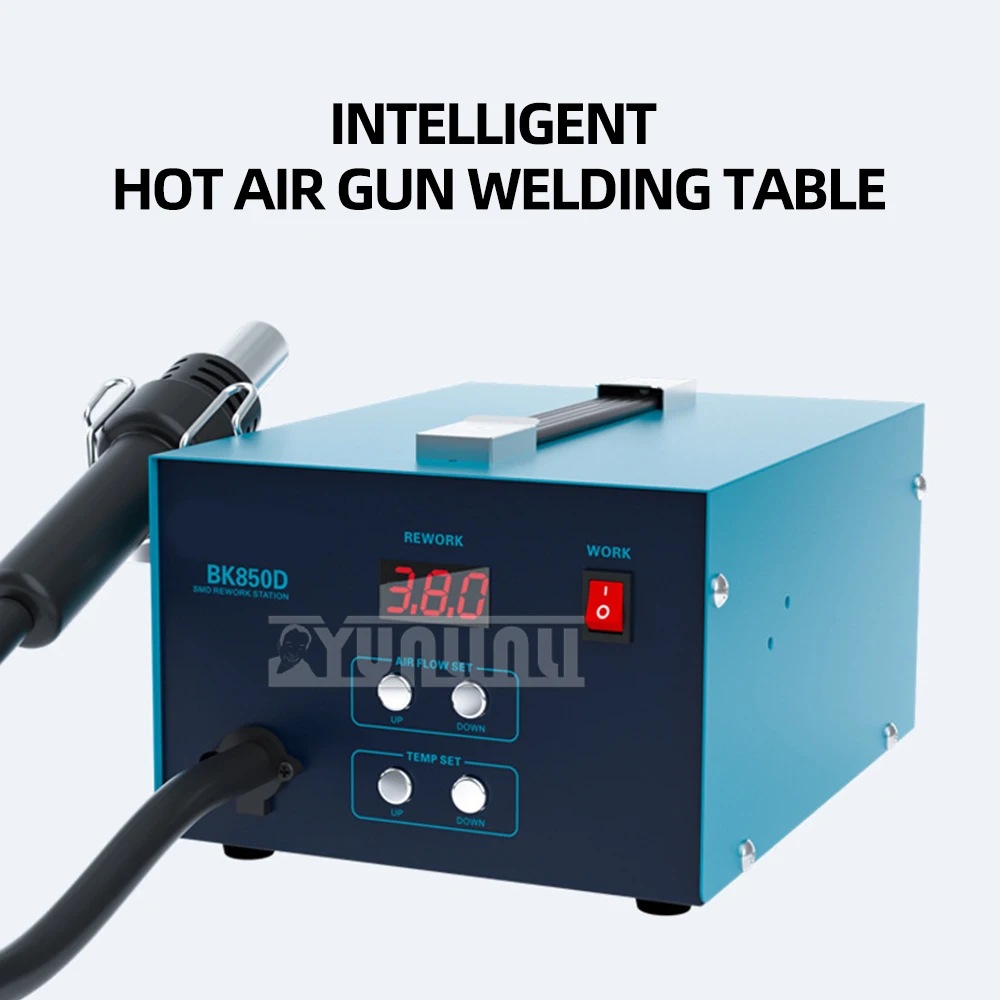 Mobile phone maintenance hot air gun Digital Display constant temperature welding station 550W high power air gun