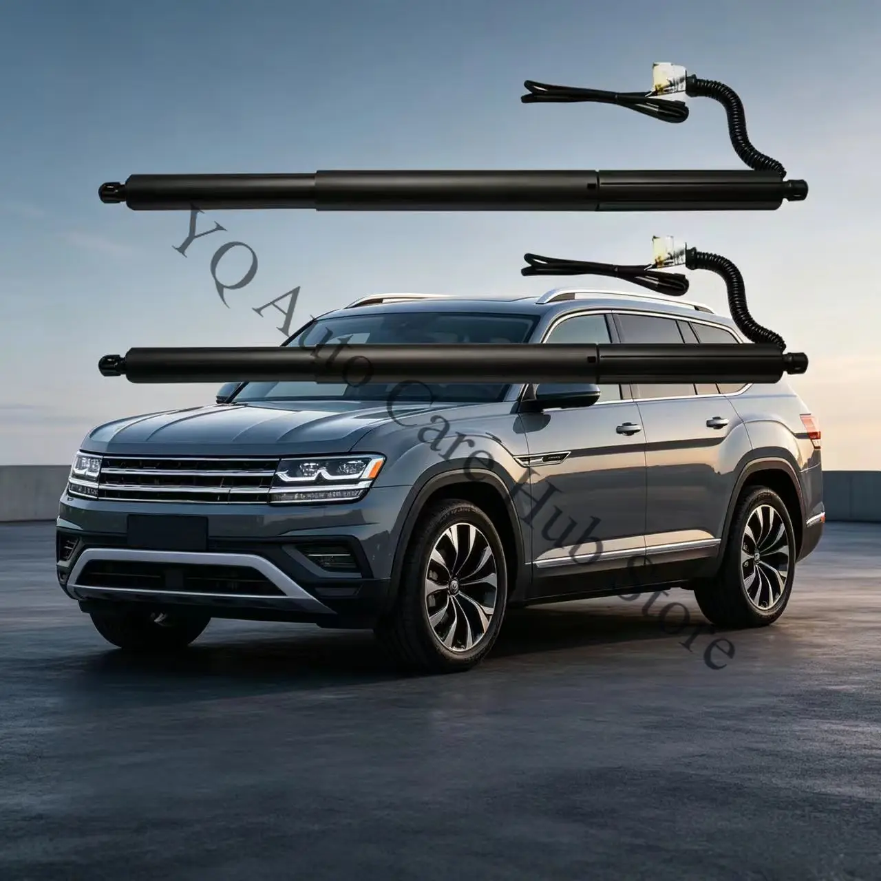 A Pair High Quality Electric Tailgate Strut 9Y0827851A 9Y0827851B Direct Fit For Porsche Cayenne 9YA 2018-2023