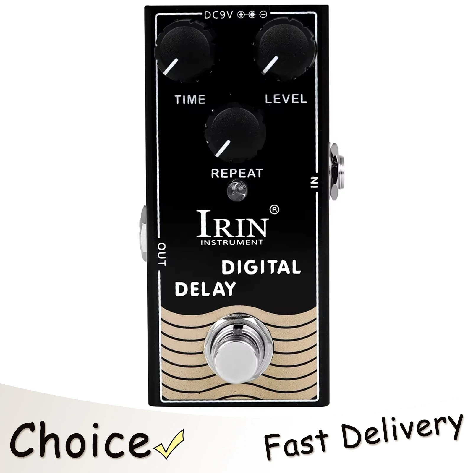 

IRIN RF-08 Digital Delay Electric Guitar Effect Pedals Digital Time Delay Filter Circuitry Effect True Bypass Pedal Guitar Parts