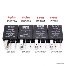 CHINT Automobile Relay JD1927A JD2927A JD1926A JD2926A 12V 24V 20A 30A