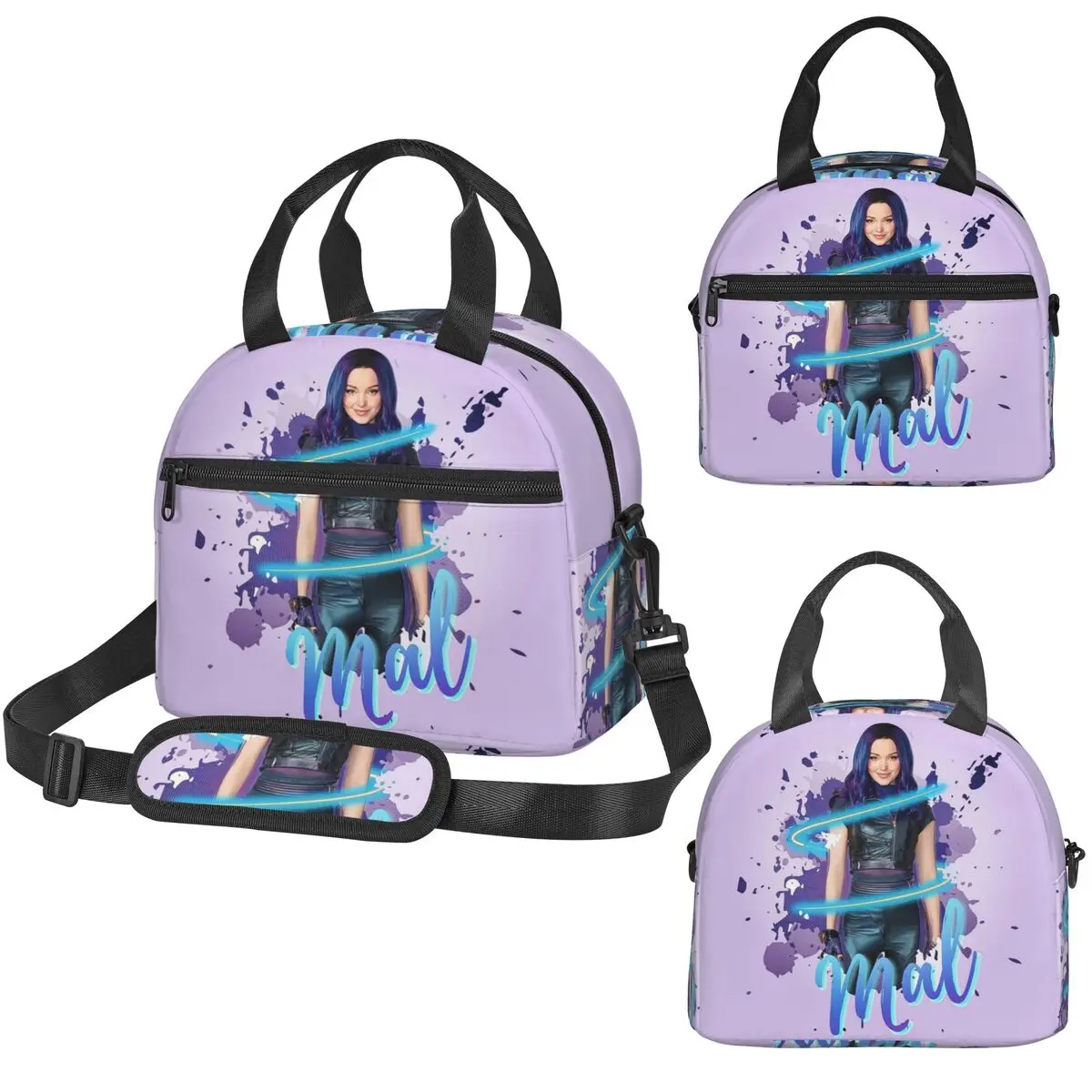 

Термосумка для обедов Mal - Descendants 3 для женщин, офисная термосумка-холодильник, портативный ланч-бокс