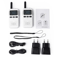 Walkie Talkie 2pcs Included Walkie Talkie Long Range Handheld Radio Portable Two Way Radio KSUN M2/M3 White Spain In Stock