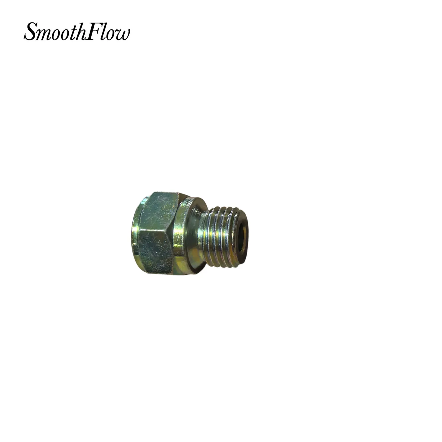 SmoothFlow Iron Zinc Plated Straight Adapter Female R1/8