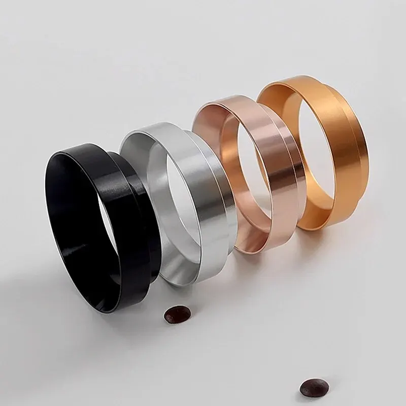 51/53/58mm Coffee Catcher Ring Anti-fly Powder Ring Grinder Catcher Ring Coffee Handle Cloth Powder Dosing Ring Coffee Tools