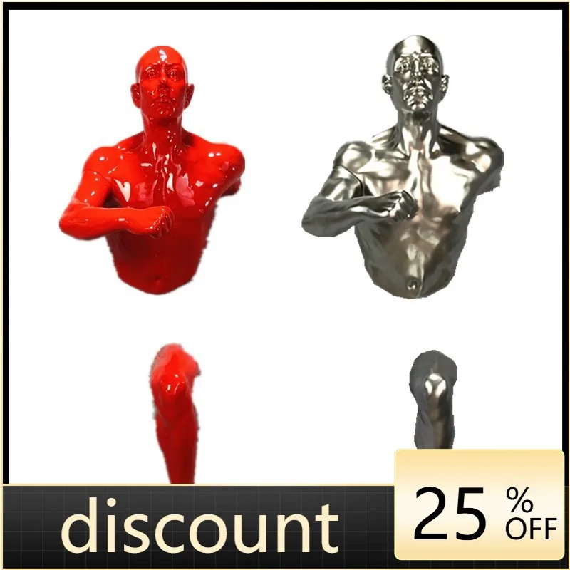 LMM3D FRP sculpture through the wall figure wall decoration pendant indoor and outdoor tooling jewelry