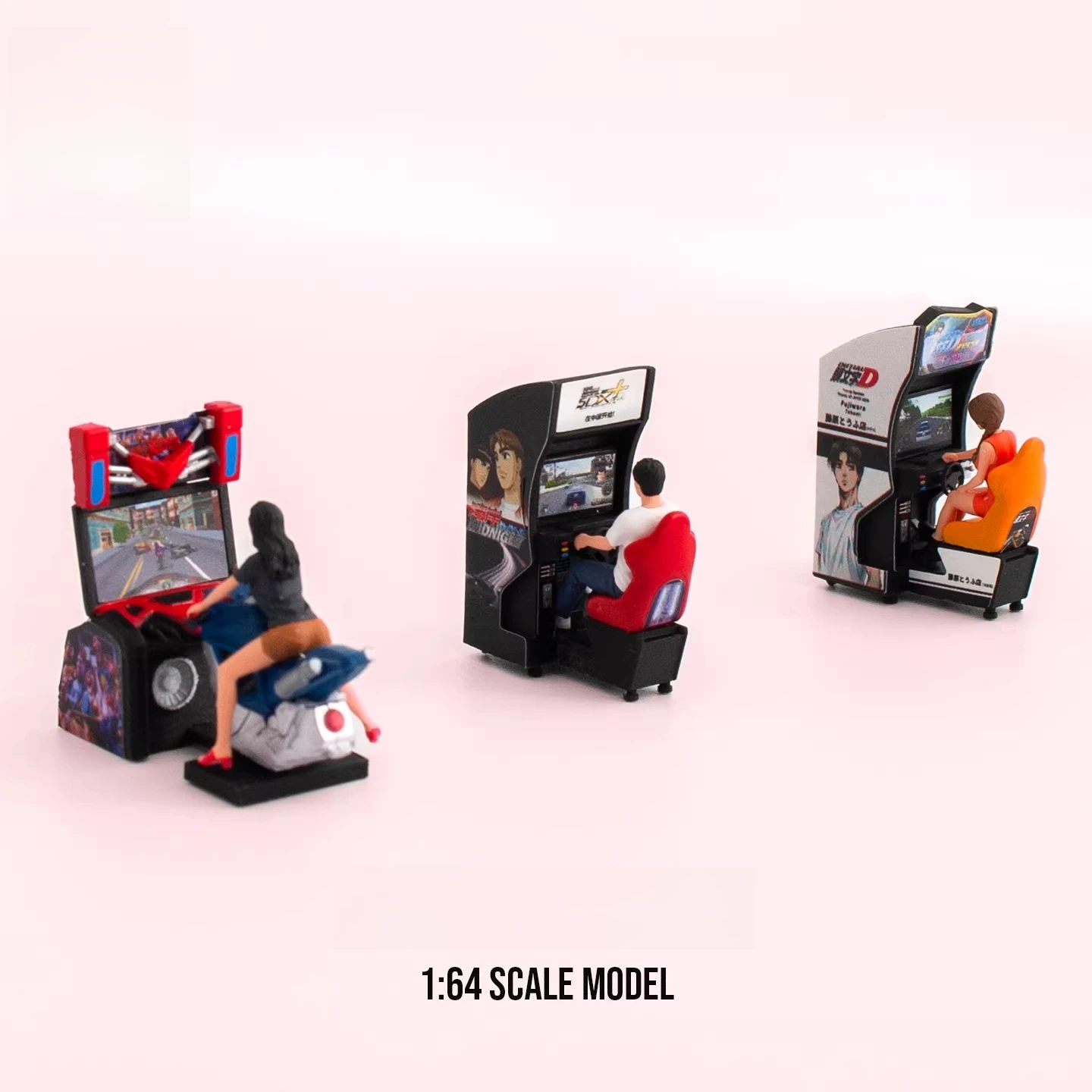 【Précommande】Modèle en résine 1/64 Racing Street Arcade Head-On D1 pour collection, exposition, cadeau, objet de collection