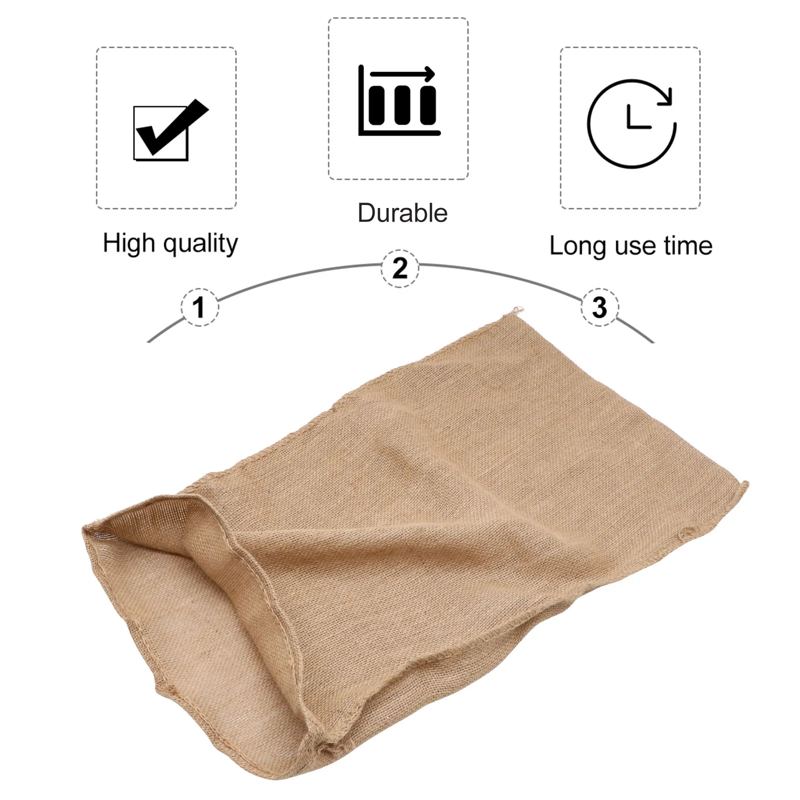 1 قطعة الرمال الخيش الكبيرة للفيضانات حديقة زراعة تخزين الجوت تنمو حقيبة متعددة الوظائف كيس البطاطس سباق حقيبة الدفاع الفيضانات