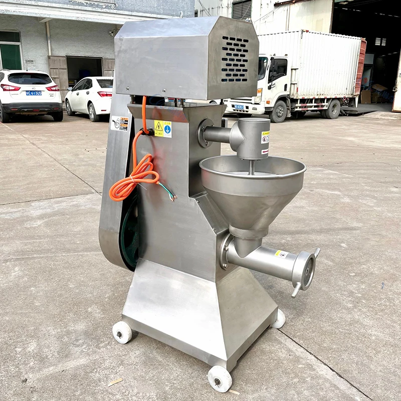 Triturador De Carne Vertical Automático, Triturador De Moedor, Moldura De Porco Congelado, Taro De Batata De Carne Cozido Nêspera Roxa Mash De Feijão Vermelho, Industrial