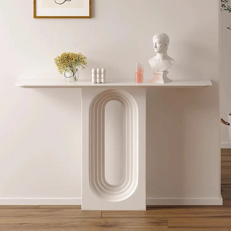 Entrance cabinet, table, shelf, case, few modern simple entry, aisle by the wall, cream wind Internet
