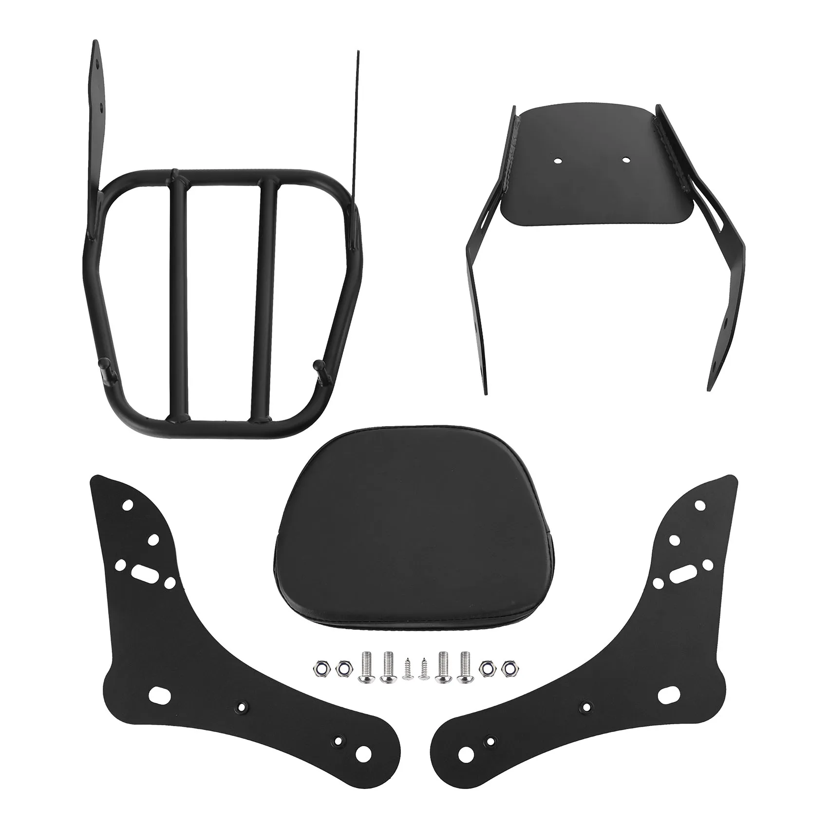 

Motorcycle Sissy Bar Backrest w/ Luggage Rack Fit For Kawasaki Vulcan S 650 EN VN650 2015-2023