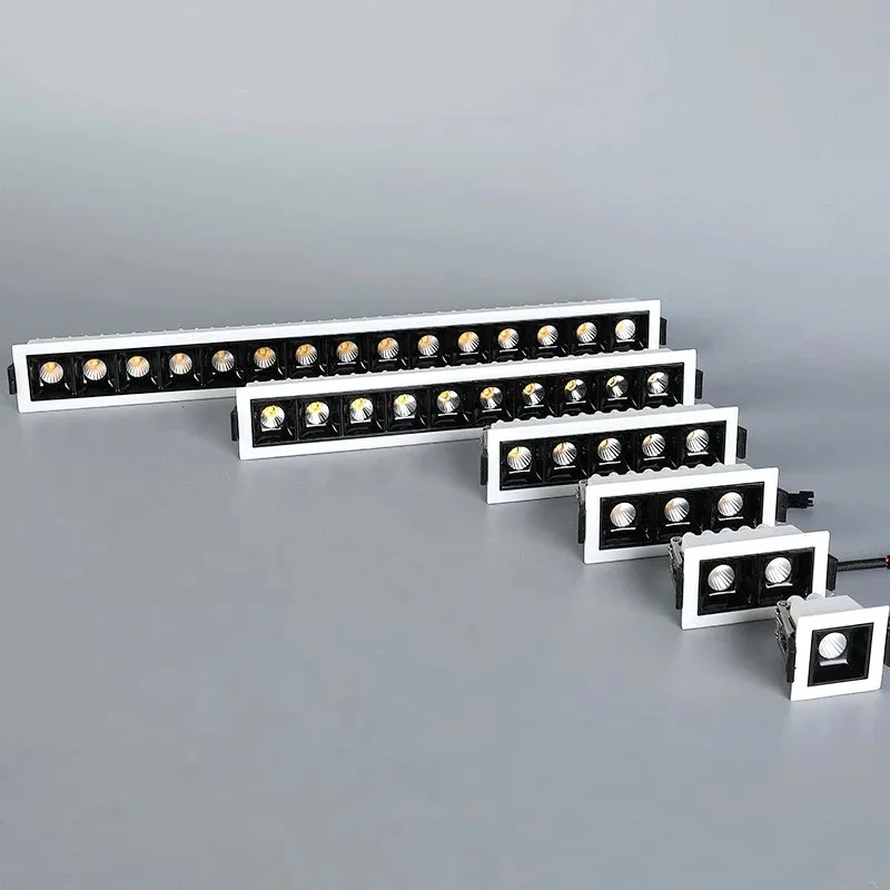 

High Brightness Recessed Strip LED Ceiling Lamp 2W 4W 6W 10W 20W 30W COB Downlights AC85~265V Indoor Lighting